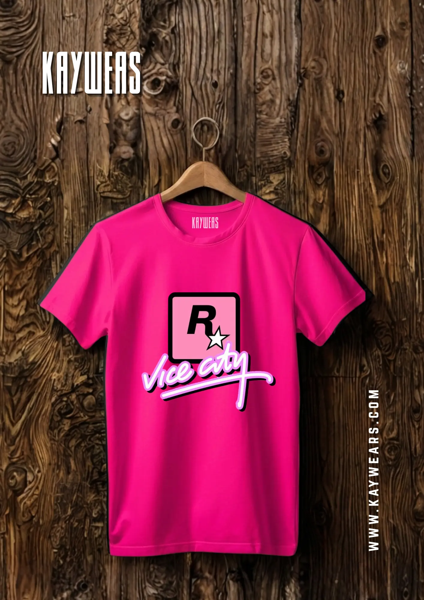 Vice City Pink Tee — front