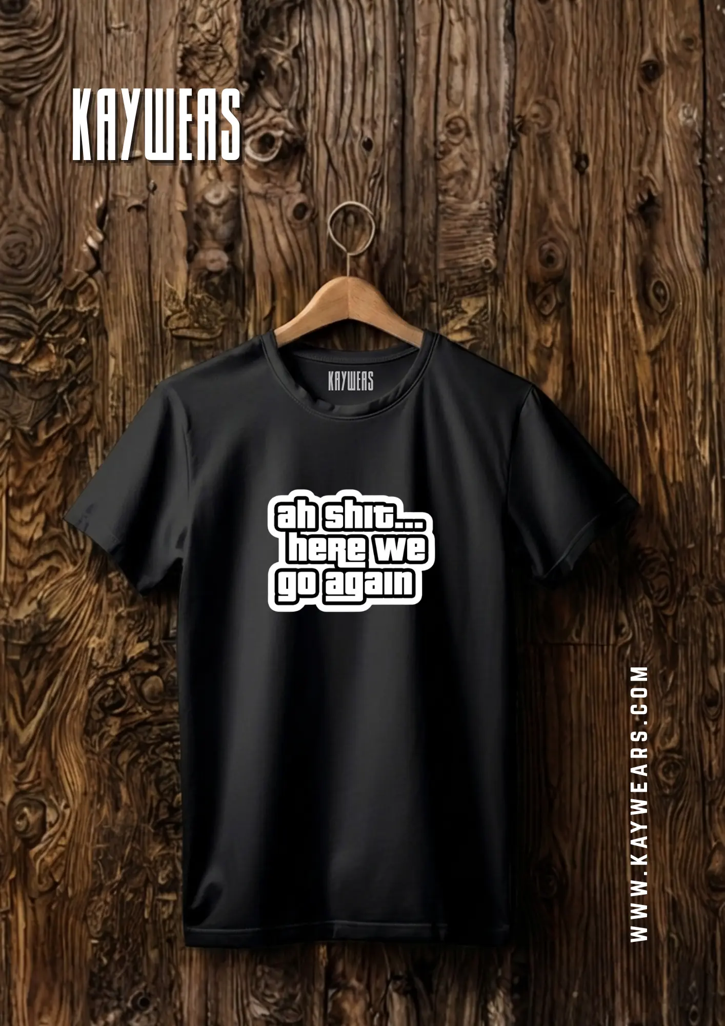Here We Go Again Tee — front